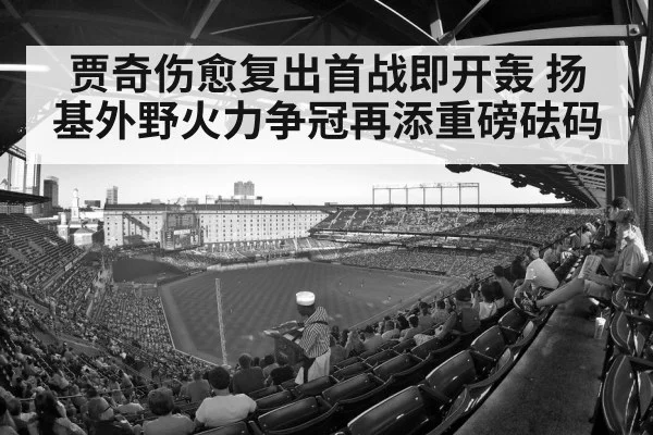 贾奇伤愈复出首战即开轰 扬基外野火力争冠再添重磅砝码